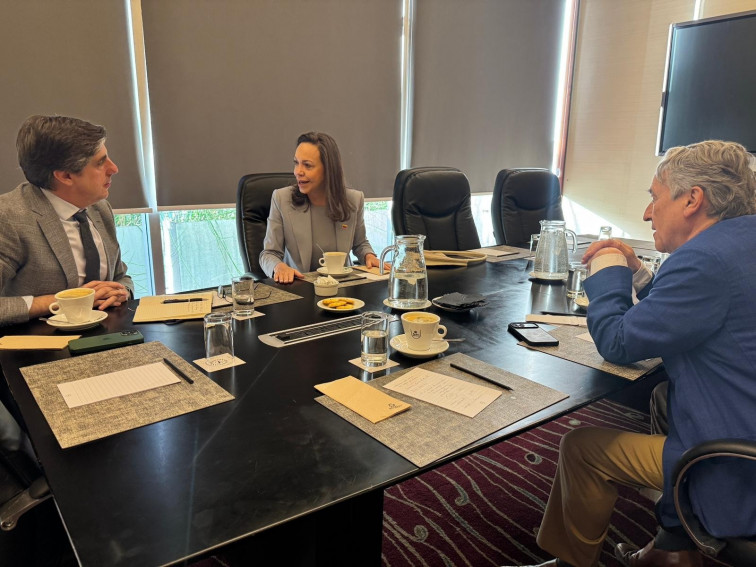 EuropaPress 7362035 delegacion vox fundacion disenso mantiene encuentro maria corina machado