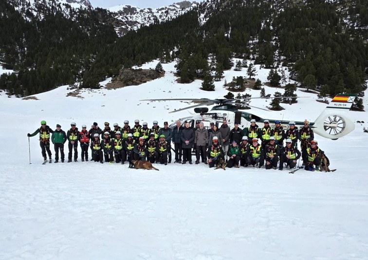 Grande-Marlaska destaca la labor del Servei de Muntanya després de l'any amb més rescats