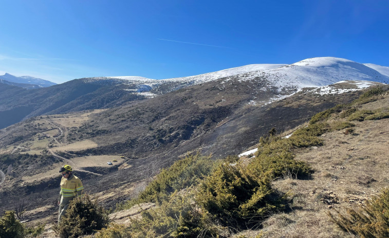 Agricultura recupera 120 hectàrees de pastures de muntanya amb cremes controlades a Catalunya