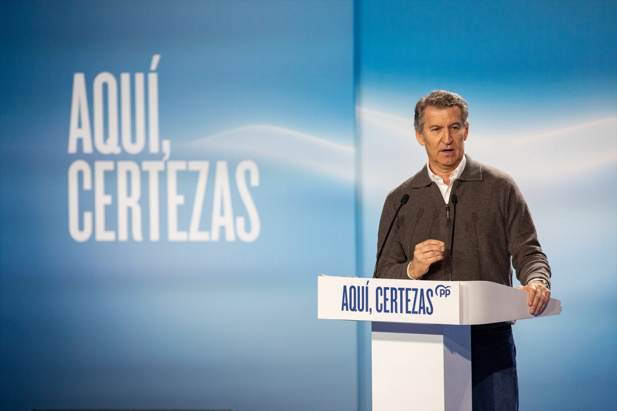 EuropaPress 7326885 presidente partido popular alberto nunez feijoo acto campana 28 febrero