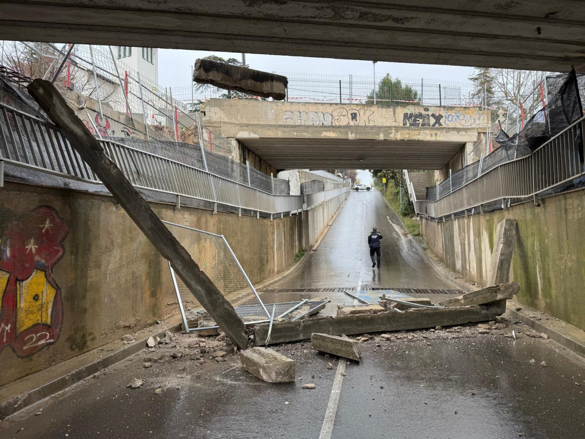 EuropaPress 7365867 desplome parcial puente garriga barcelona