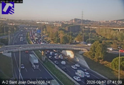 Tráfico complicado en el Baix Llobregat: retenciones en A-2, B-23 y C-32 este 17 de marzo