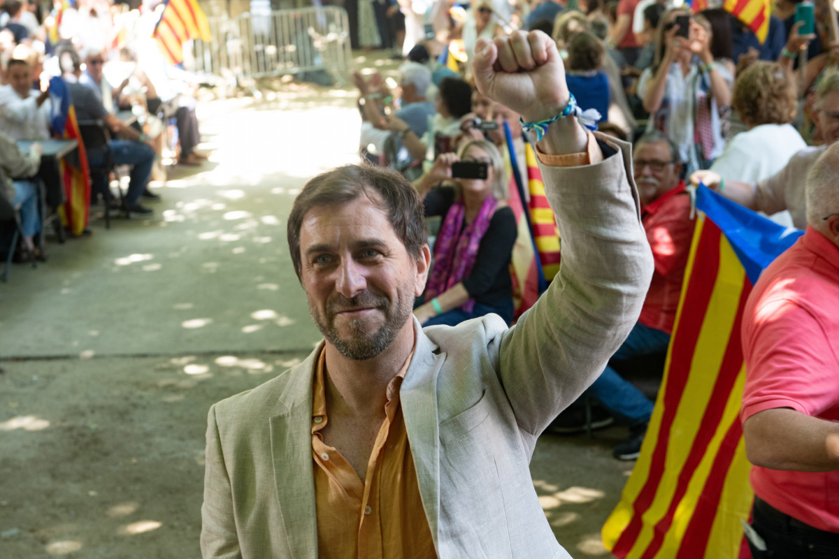 Archivo - El exconseller y eurodiputado electo de Junts, Toni Comín, en una imagen de archivo.