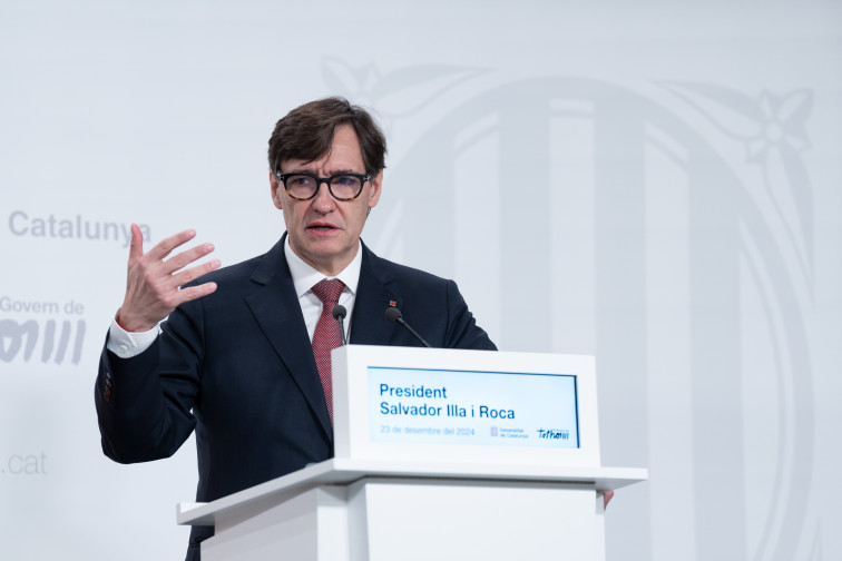 EuropaPress 6422316 presidente generalitat cataluna salvador illa rueda prensa ultima reunion