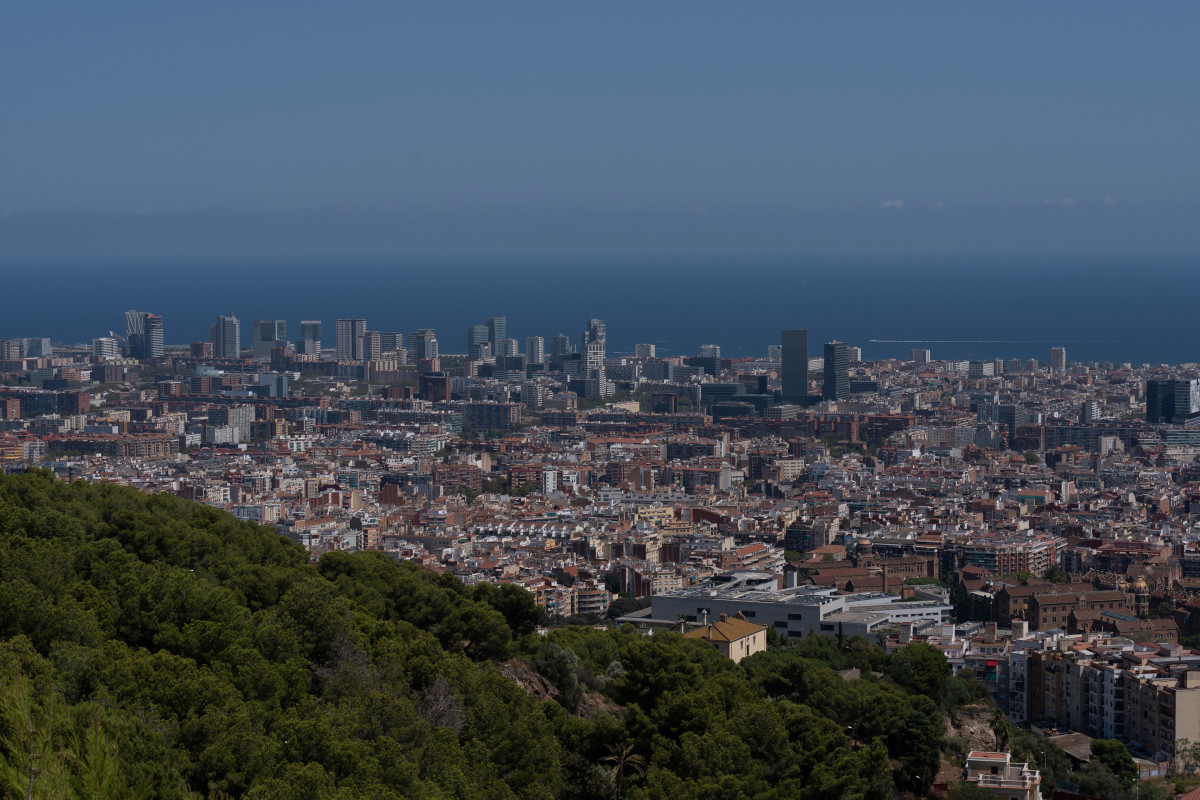 Imagen de archivo - Vista panorámica de Barcelona