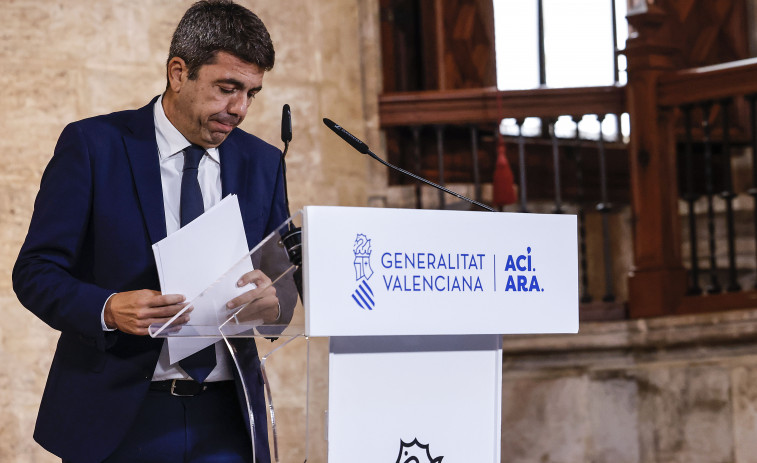 La Justícia cita com a testimoni a Carlos Mazón per la DANA i li demana els seus missatges del dia de la catàstrofe