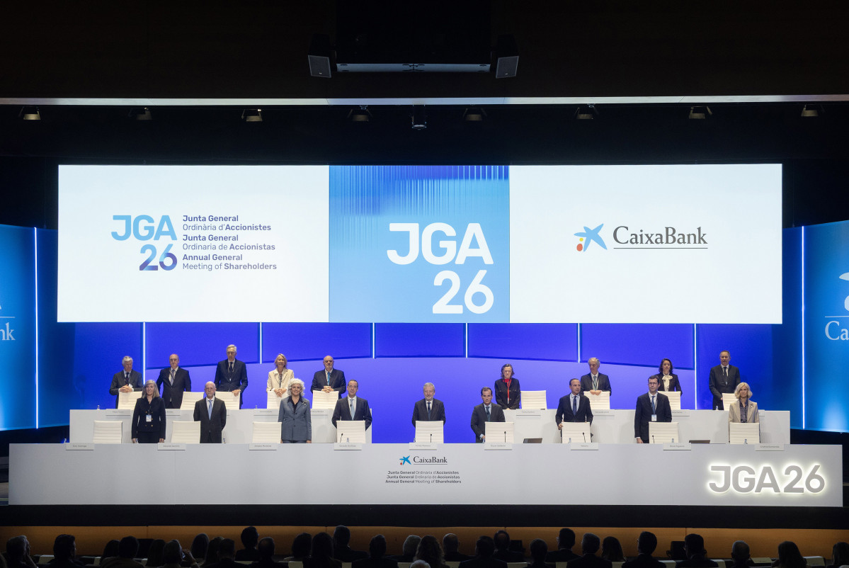 Foto 2 Consejo de Administración de CaixaBank, en la Junta General de Accionistas 2026