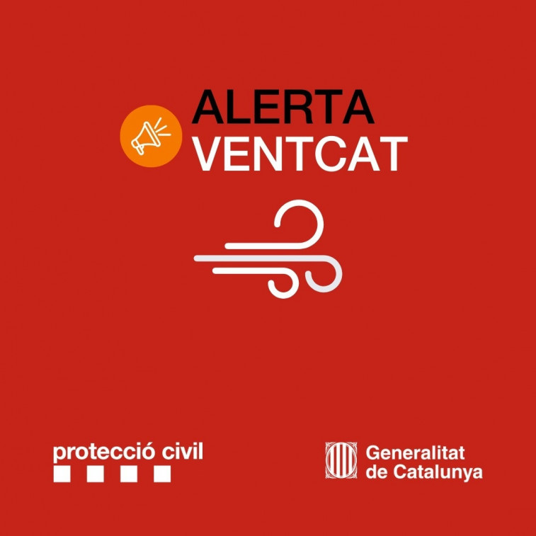 La Generalitat activa Ventcat per vent intens al nord de Catalunya aquest cap de setmana