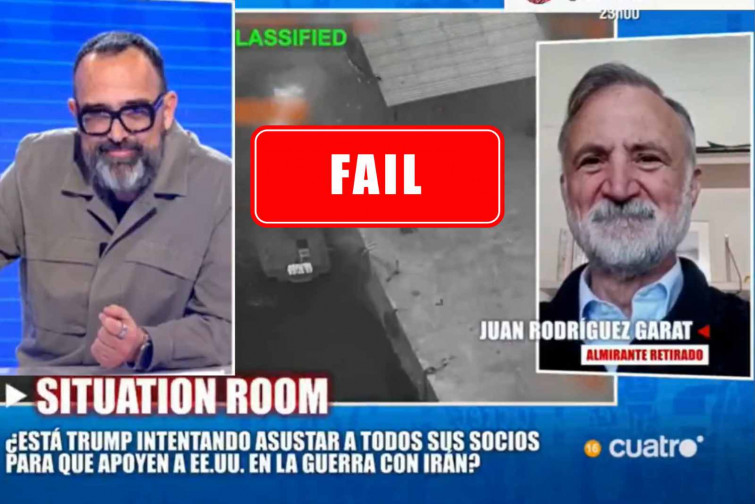 VÍDEO | Risto Mejide intenta enxampar a Pedro Sánchez i un almirall el deixa en ridícul en directe