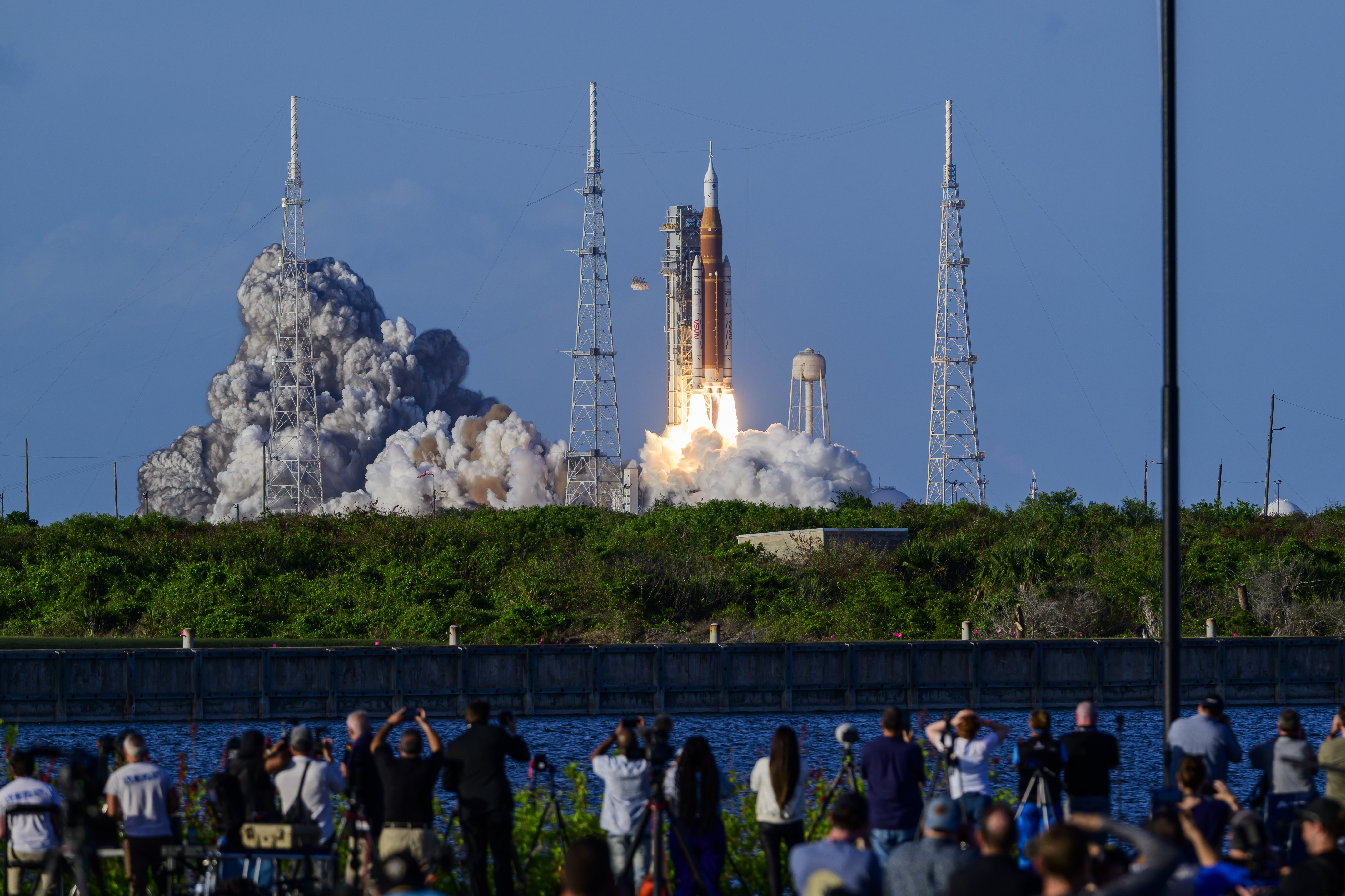 EuropaPress 7412160 april 2026 merritt island florida usa nasa space launch system sls with the