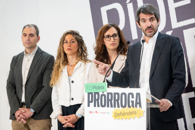 EuropaPress 7417930 ministro cultura ernest urtasun interviene rueda prensa espacio ecooo abril