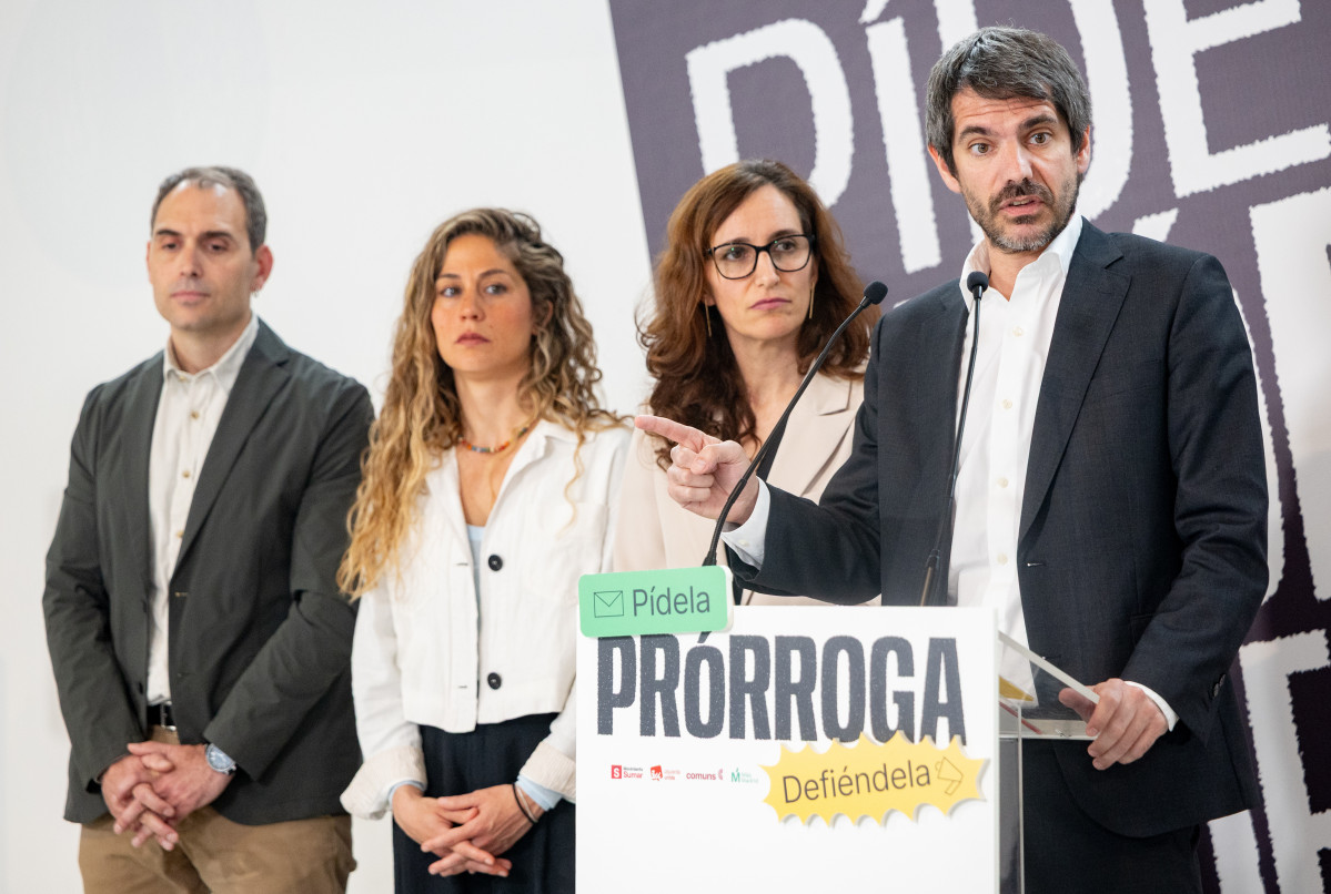 EuropaPress 7417930 ministro cultura ernest urtasun interviene rueda prensa espacio ecooo abril (1)