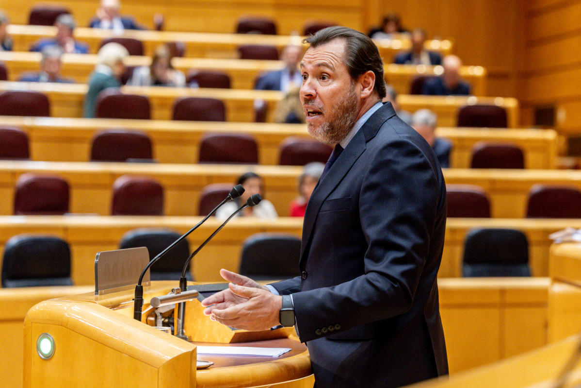 EuropaPress 7421151 ministro transportes movilidad sostenible oscar puente interviene sesion