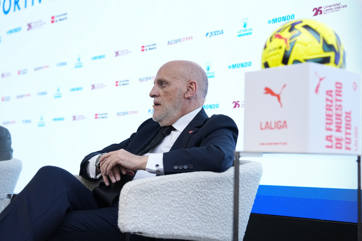 EuropaPress 7214390 javier tebas president of laliga during the desayunos deportivos europa