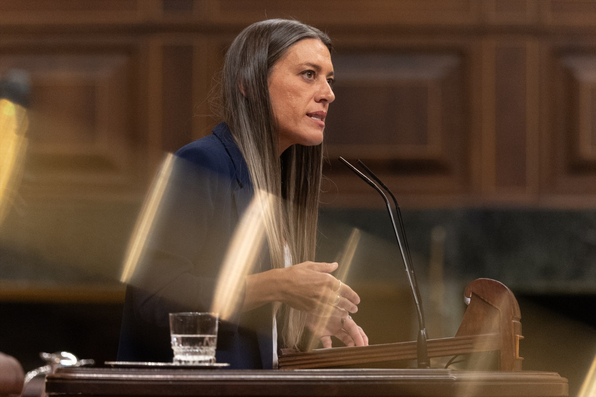 EuropaPress 6976349 portavoz junts congreso miriam nogueras interviene sesion plenaria congreso