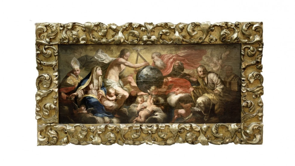 EuropaPress 7431003 verge amb sants intercedint davant santissima trinitat josep juncosa