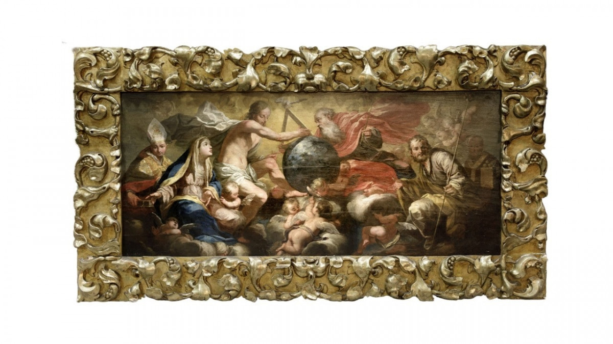 EuropaPress 7431003 verge amb sants intercedint davant santissima trinitat josep juncosa