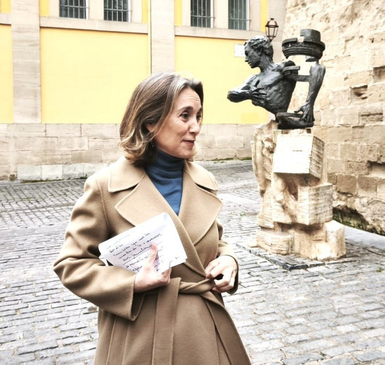 EuropaPress 7433006 cuca gamarra hoy logrono antes dirigirse periodistas