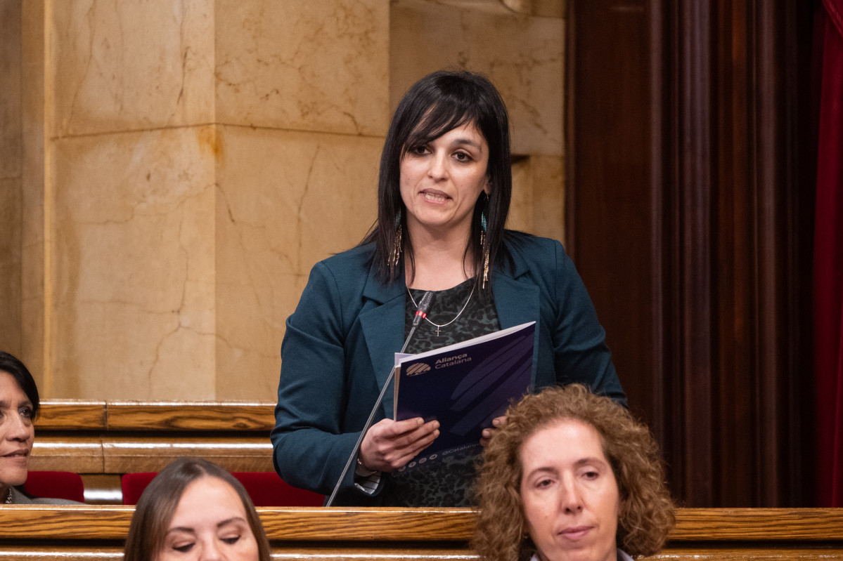 EuropaPress 7376673 diputada presidenta alianca catalana silvia orriols pleno parlament