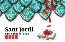 Sant Boi celebra Sant Jordi destacando el talento literario local y la cultura en las calles