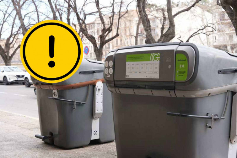 Alerta, contenedor de basura de Girona   CANVA   Aj. de Girona
