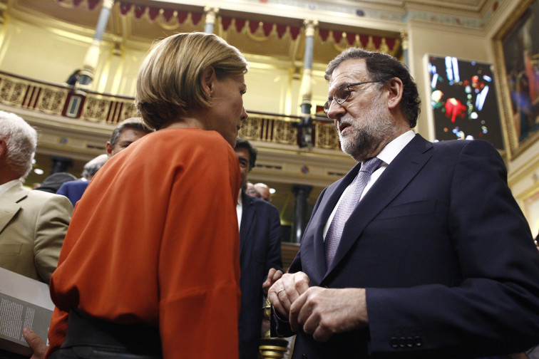 EuropaPress 7091121 maria dolores cospedal sceretaria general pp mariano rajoy presidente
