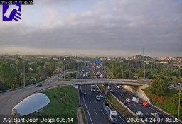 Importantes retenciones complican la movilidad en el Baix Llobregat en plena hora punta