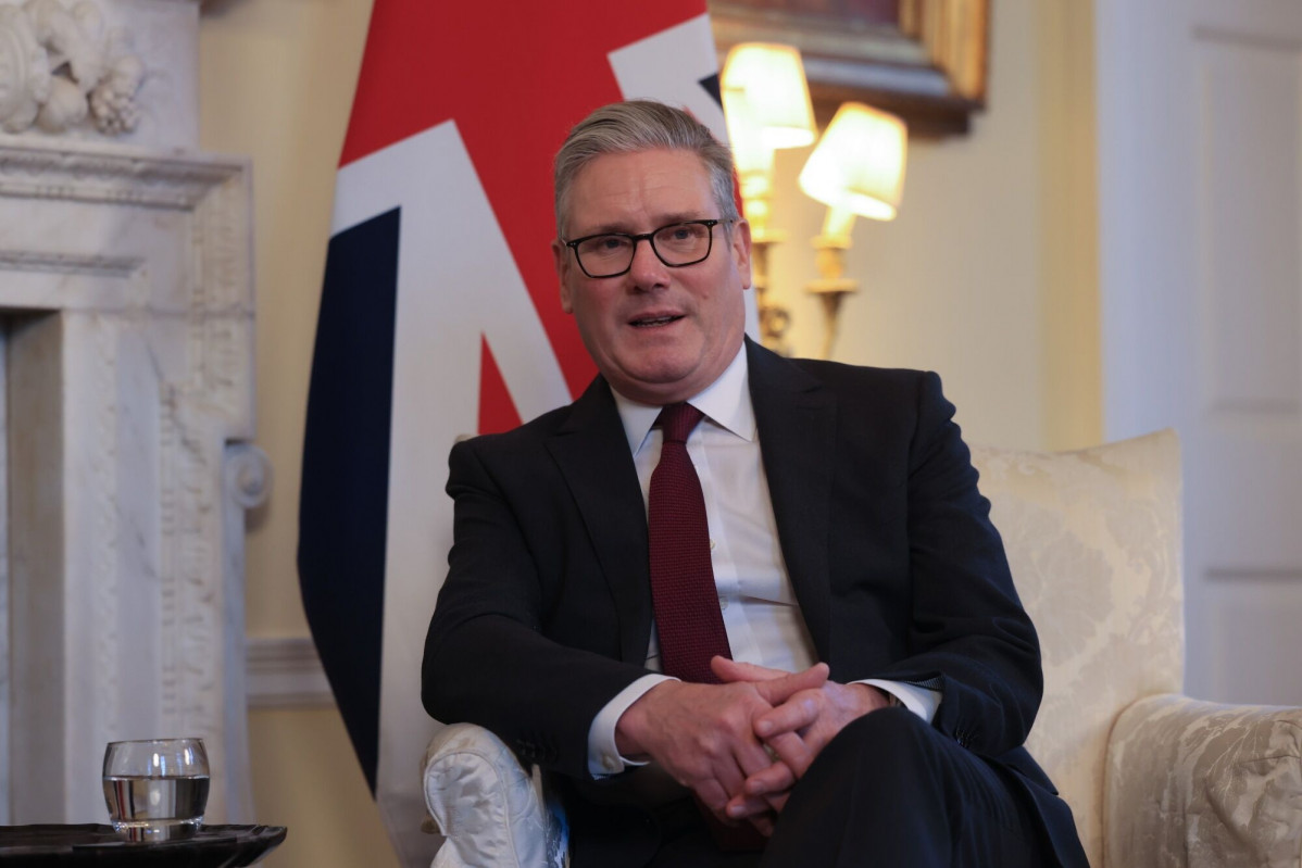 London (United Kingdom), 16/01/2026.- Keir Starmer, UK prime minister, during a meeting with Antonio Guterres, Secretary-general of the United Nations (not pictured), at Downing Street in London, Brit