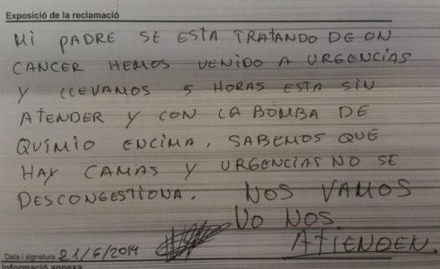 Les urgències dels hospitals catalans, en alerta vermella per col·lapse