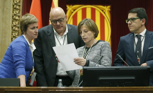 Els sobiranistes de la Mesa del Parlament, en el punt de mira de l'Advocacia de l'Estat