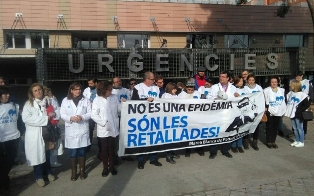 La 'sanitat catalana' es concentra per evitar que la manca de recursos acabi en una tragèdia