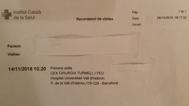 La llista d'espera de visites especialitzades a Catalunya duplica la mitjana nacional