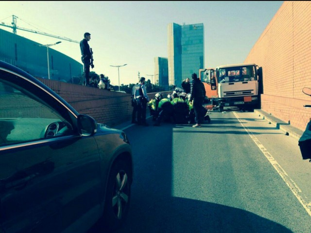 La policia creu que no hi ha indicis d'atemptat en el robatori del camió de butà
