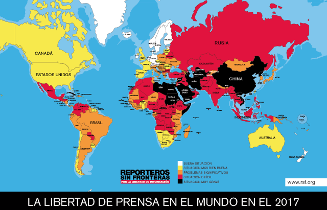 Espanya ha guanyat cinc llocs a la Classificació Mundial de la Llibertat de Premsa