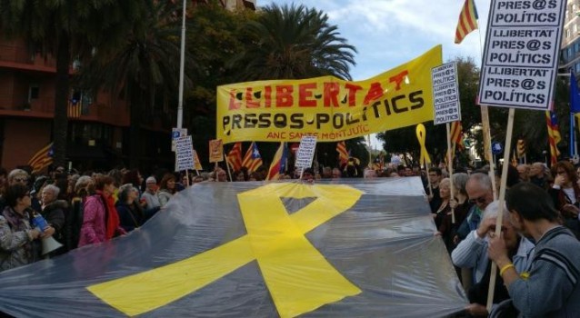 Barcelona llaç groc presos