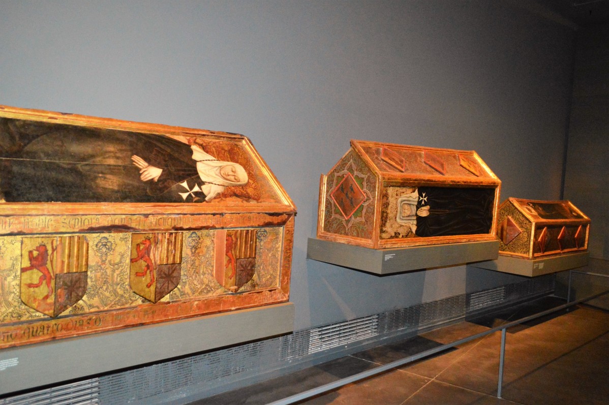 Caixes sepulcrals originàries de Sixena del Museu de Lleida