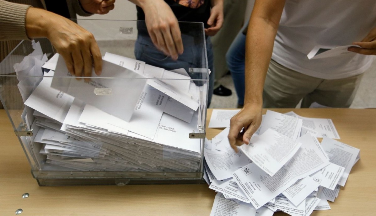 Recompte vots urnes