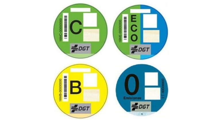 Etiquetes ambientals de la DGT