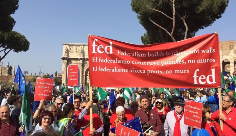 Fédéralistes esquerra roma març 17