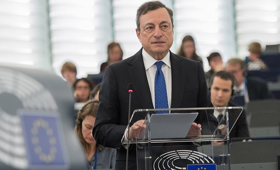 Mario Draghi bce tipus de canvi Parlament Europeu