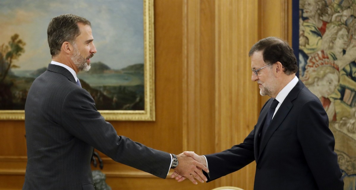 Rei amb rajoy