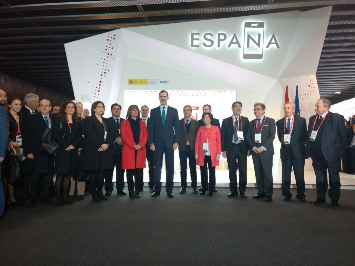 El Rei inaugura el MWC