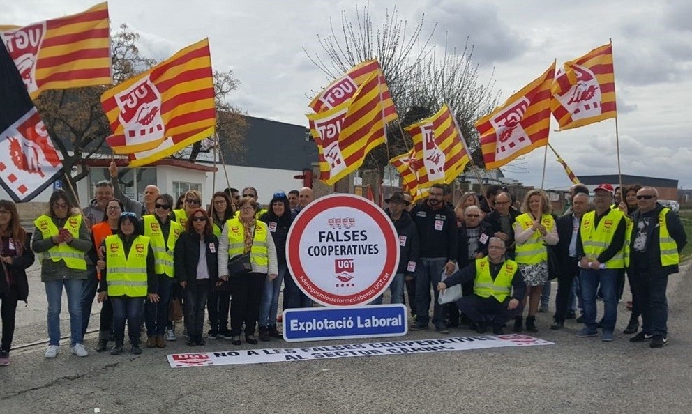 Falses cooperatives Mollerussa lleida ugt 13032018