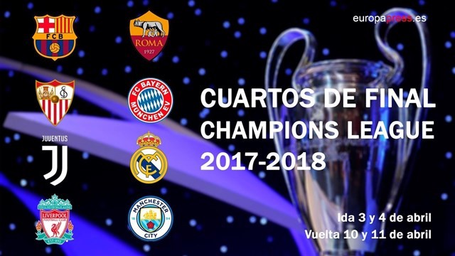 Sorteig Champions quarts 2018