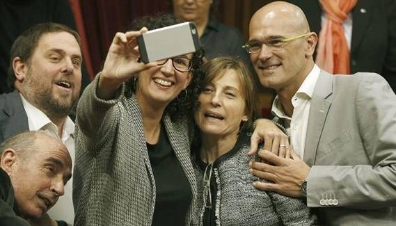 Llach jonqueres rovira forcadell Romeva efe