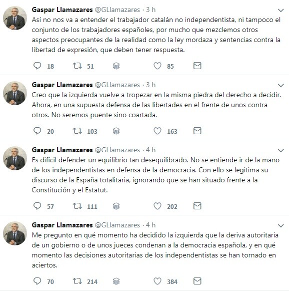 Llamazares twitter 28032018