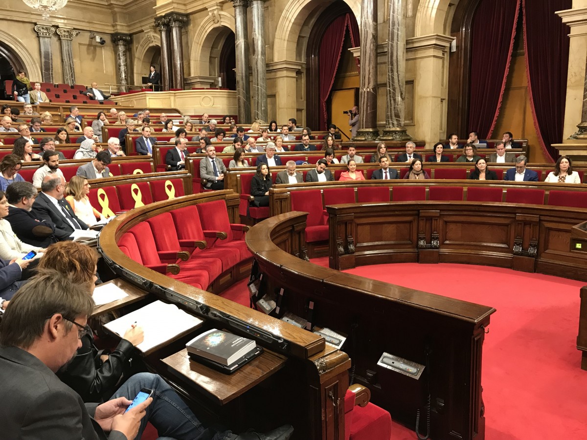 Ple del Parlament de Catalunya