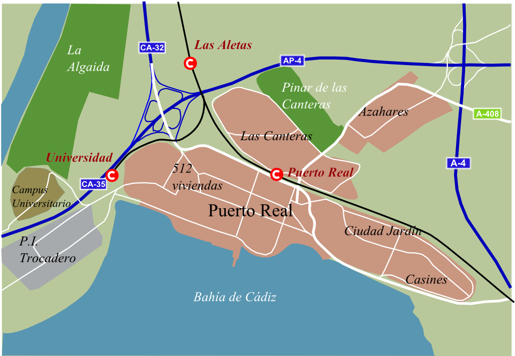 Mapa Port Reial