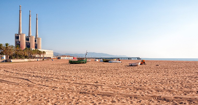 Platja litoral SANT ADRIA