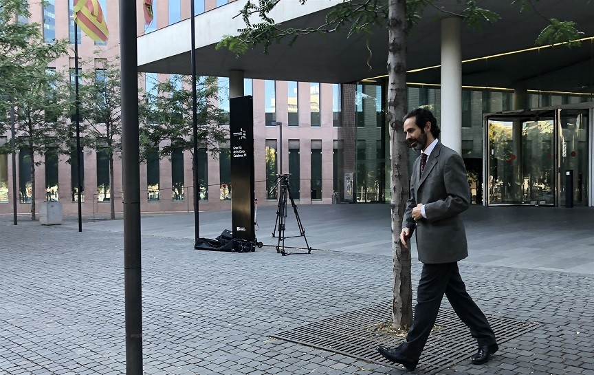 El secretari de Comunicació Antoni Molons compareix davant el jutge de l'1 O